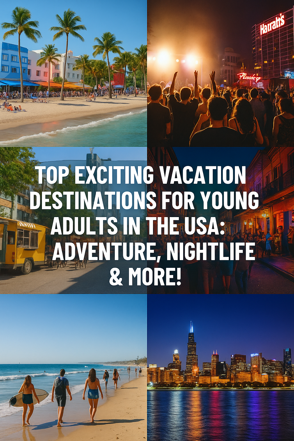 Top Exciting Vacation Destinations for Young Adults in the USA: Adventure, Nightlife & More!